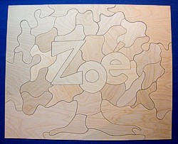 Holz-Mosaik Laserschnitt